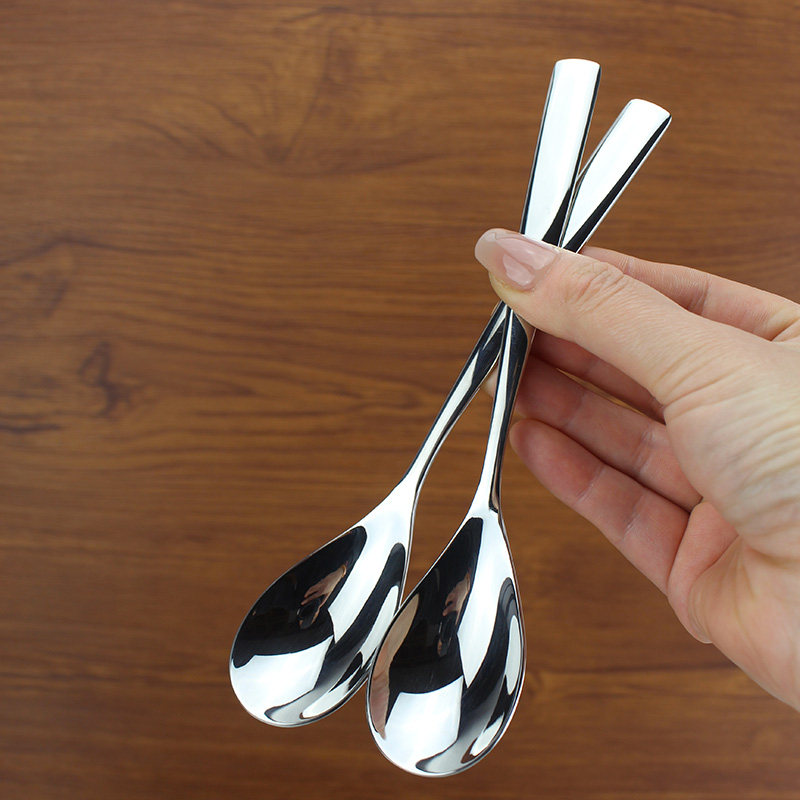 板娘回馈款轻奢蛋形勺  食品级18/10不锈钢高304喂饭勺汤匙调羹,餐饮具,西餐勺,淘宝优惠券,粉丝福利购,淘宝优惠卷