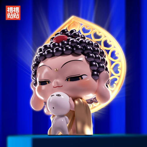 福福贴贴愿王大人盲盒手办