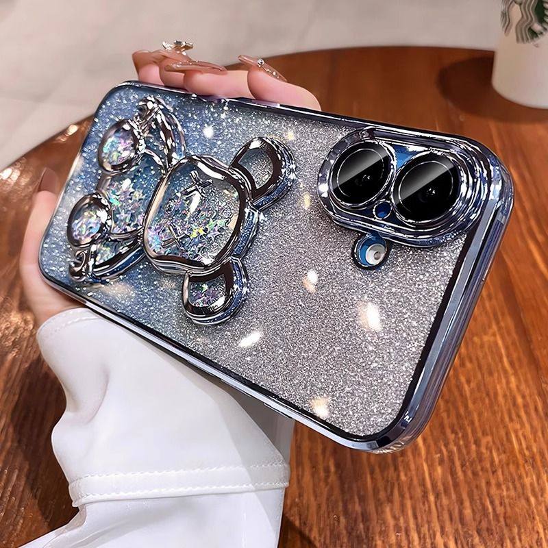 iPhone16Promax手机壳新款流沙熊苹果15带镜头膜14电镀软壳13全包,个性定制/设计服务/DIY,手机壳/保护套定制,淘宝优惠券,粉丝福利购,淘宝优惠卷