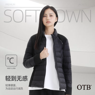 OTB男女同款立领轻薄气质羽绒服冬季保暖外套OTB010087