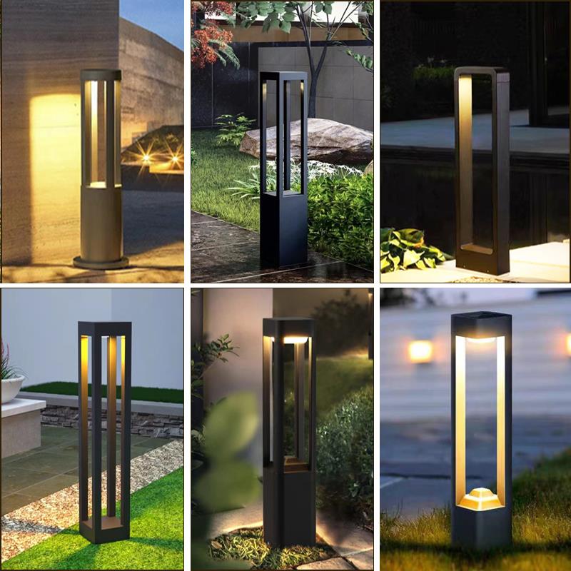 草坪灯户外庭院灯防水草地灯景观灯花园灯方形铝路灯别墅灯太阳能