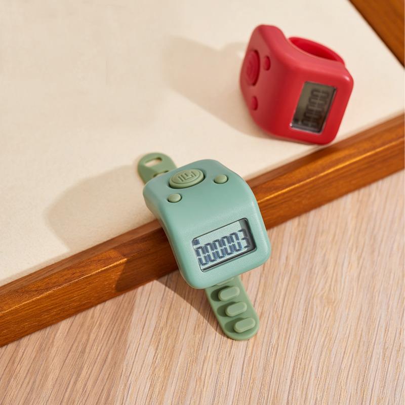 一心防水计数器手按可充电手指数数器戒指款电子数显点数记数器