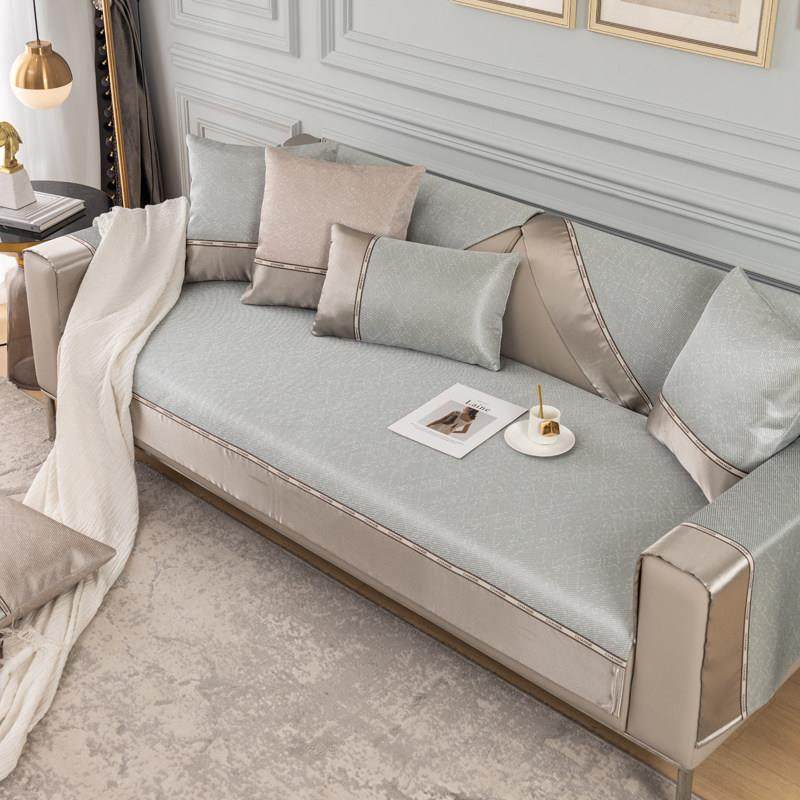 定制冰丝沙发垫夏季夏天款凉席垫冰藤坐垫防滑新款2024套罩盖巾布,居家布艺,沙发垫,淘宝优惠券,粉丝福利购,淘宝优惠卷