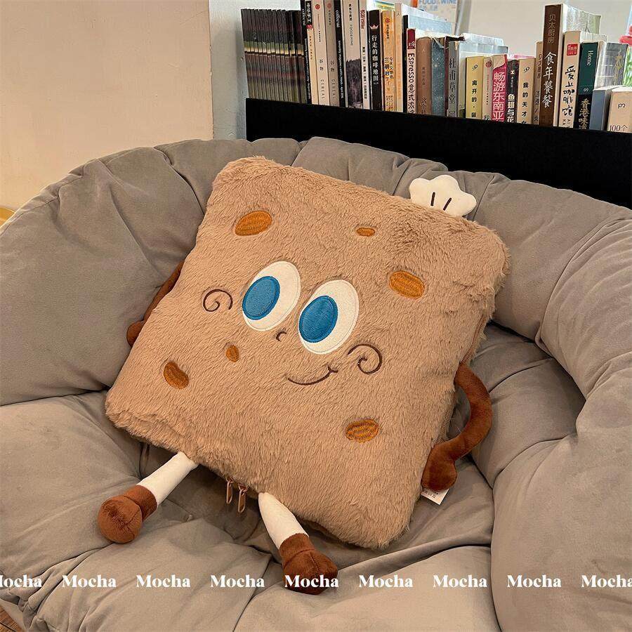 可爱芝士抱枕被子两用办公室午睡枕头空调毯子二合一车载靠背垫女,居家布艺,抱枕被,淘宝优惠券,粉丝福利购,淘宝优惠卷