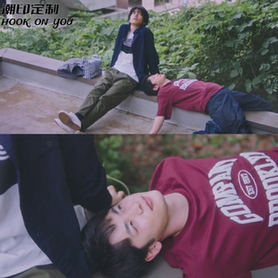 日剧听见向阳之声小林虎之介同款字母T恤男女潮牌纯棉短袖上衣di