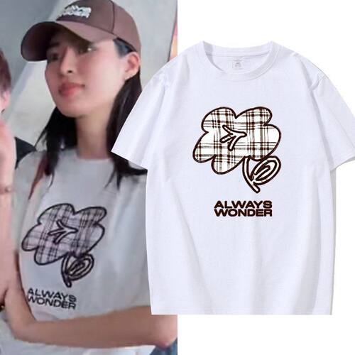 2026新款周边Lingorm邝玲玲同款宽松短袖T恤Always Wonder衣服