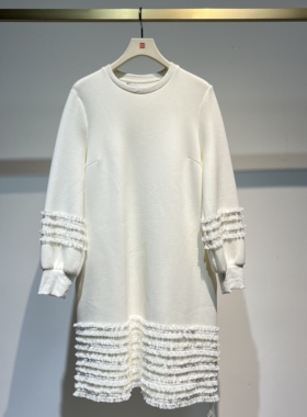 【遇见某天】新品国风高定款新中式高端大气白色连衣裙-621666