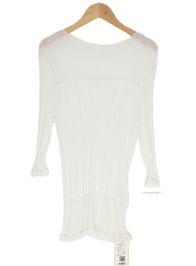 睐牌精选品牌女装高端休闲时尚气质女白/蓝/黑针织衫睐A3-29077