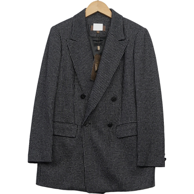 慕天姿精选品牌女装高端时尚气质百搭黑色西服慕天姿A4-10162