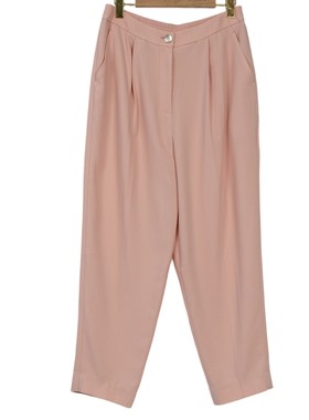 睐家精选品牌女装高端休闲时尚气质百搭女粉色裤子睐A1-62736