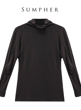 GD精选专柜撤柜新款秋女装时尚高端气质百搭咖色上衣-113