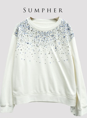 【广州杰哥Jack】Sumpher CC家专柜新款气质白色卫衣-012204