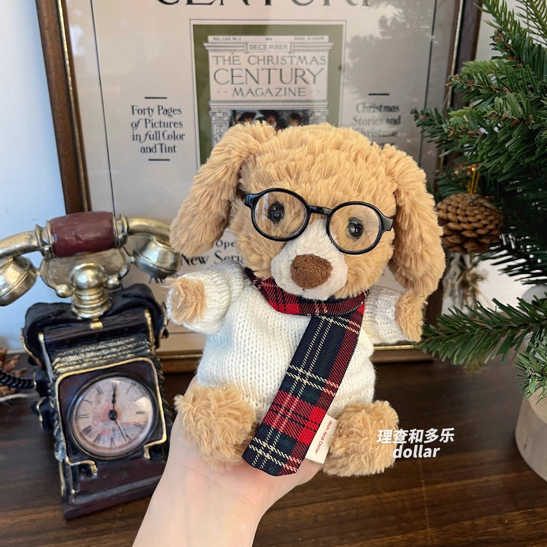Jellycat娃衣yummy兔子衣服美味小狗围巾毛衣20cm莉娜熊衣服配饰图片