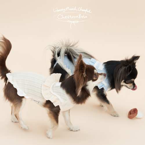 ChestnutBabe Picnic无袖透气Baby包屁衣 原创狗狗可爱宠物衣服