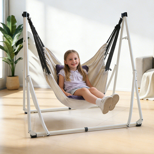 阳台秋千吊椅宿舍室内家用吊床支架加粗宝宝防侧翻摇篮椅成人儿童