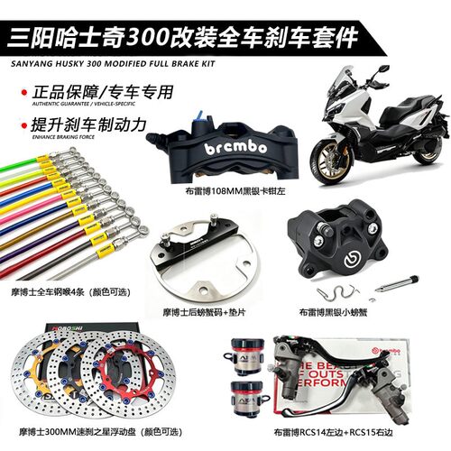 三阳哈奇士300改装布雷博