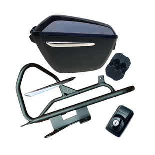 适用豪爵TR300边箱锁边箱装饰条合页边箱支架钥匙原装配件现货