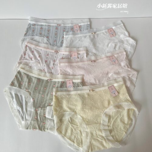 新款花屿星辰中高腰女士三角内裤