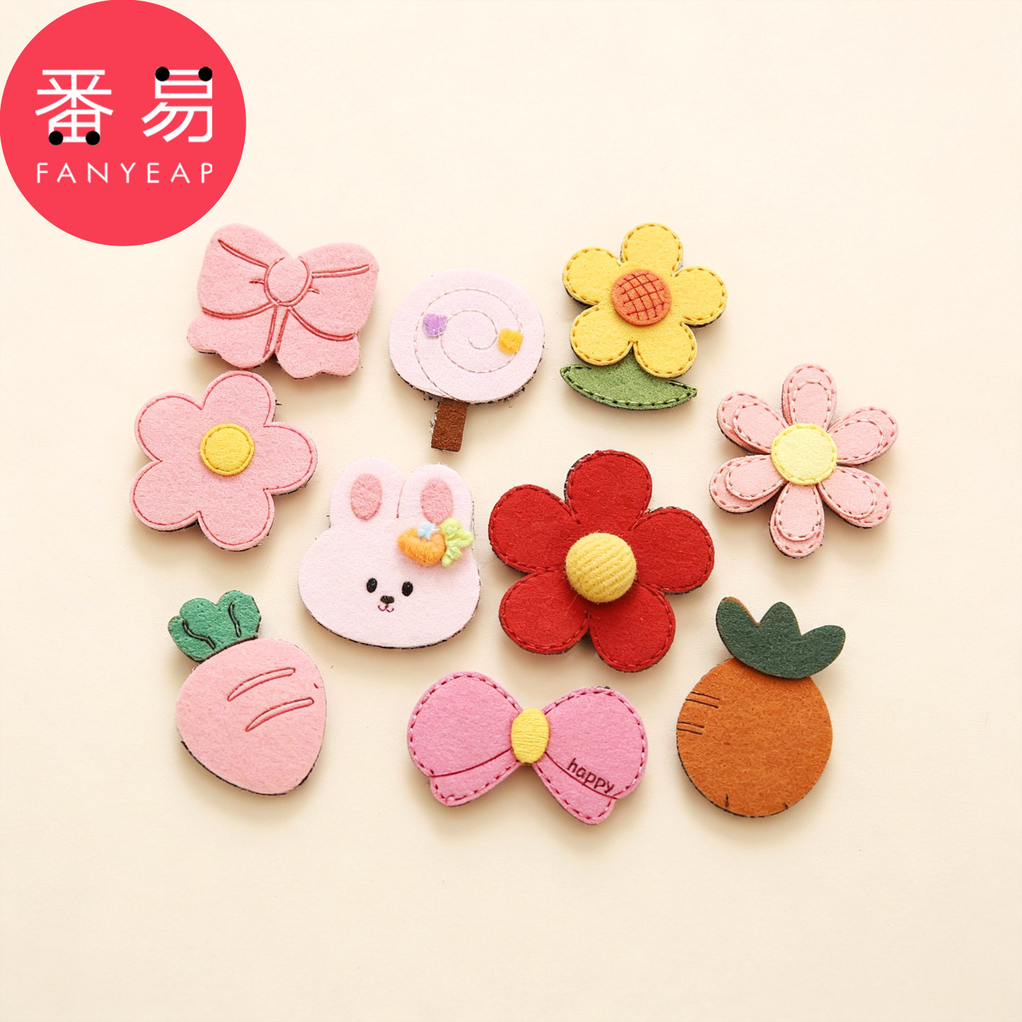 刘海贴/儿童A1pq808-可爱碎发帖前额刘海头顶发贴女孩头饰发饰