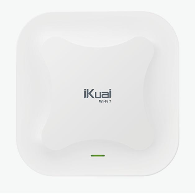 爱快IK-X9三频2.5G高密度吸顶AP/RJ45端口即插即用标准POE/12V DC供电终端智能漫游胖瘦一体