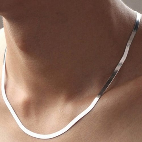 钻石之乡河南商丘金嘉华镀银气质镀项链男女短款锁骨刀片链 a2611