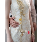 新中式 新娘结婚敬酒服高级回门宴礼服a4820 国风订婚旗袍2026新款