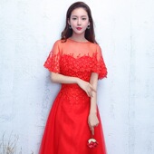 显瘦毕业聚会礼服连衣a4452 黑色优雅长款 宴会晚礼服2026新款 时尚