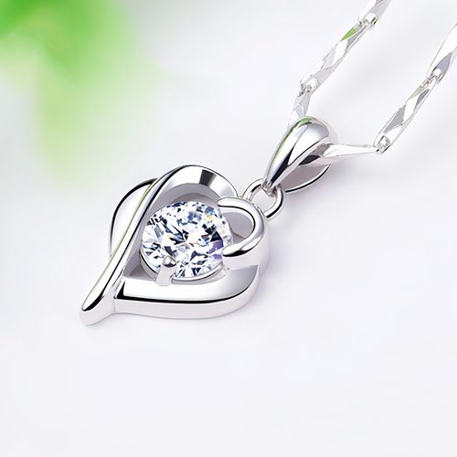 钻石之乡河南商丘韩版新品银项链女简约学生森系气质锁骨链a0047