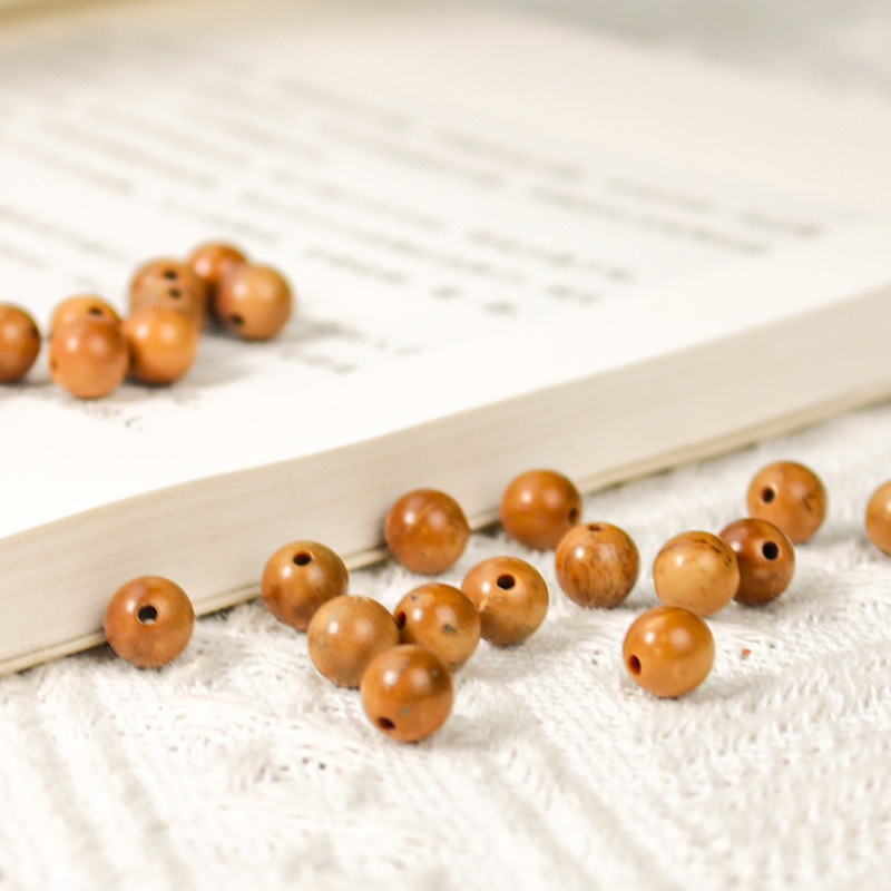 菩提之乡中国海南库克散珠圆珠7/8MM文玩菩提珠子DIY佛珠108手串