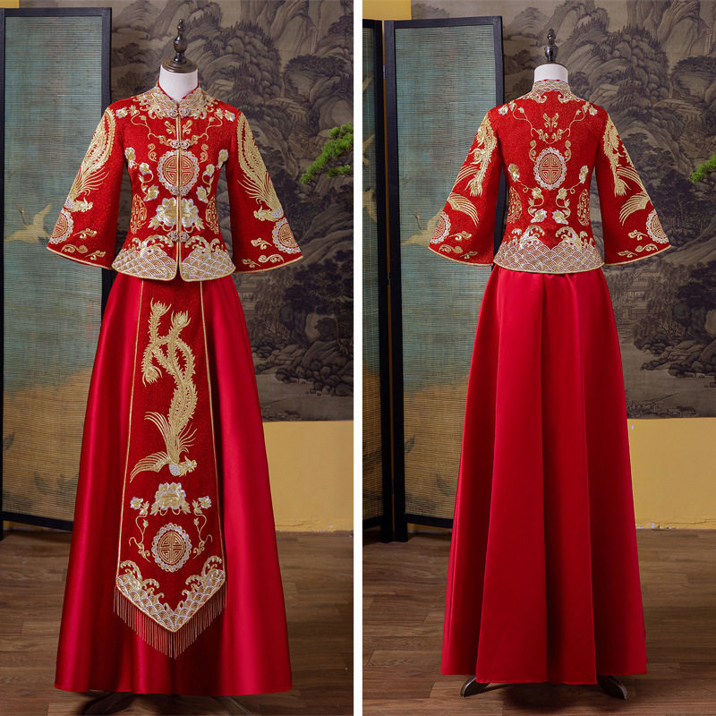 秀禾服2026新款新娘女中式礼服婚礼婚纱结婚实体店同款大码a4811