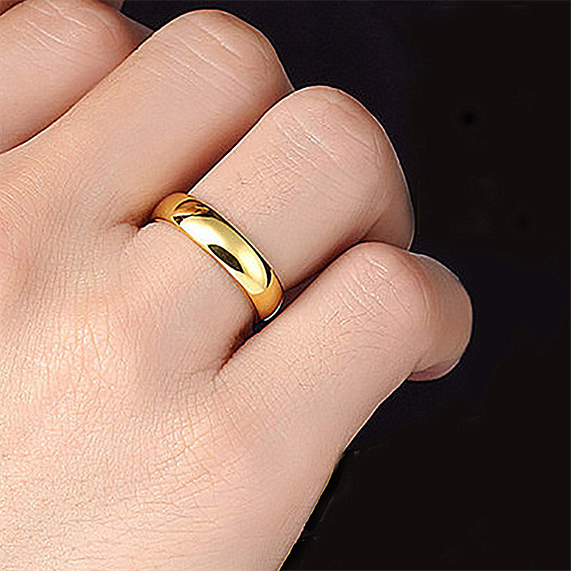 钻石之乡河南柘城河南人工钻石镀光面戒指情侣男女对戒 开口明亮