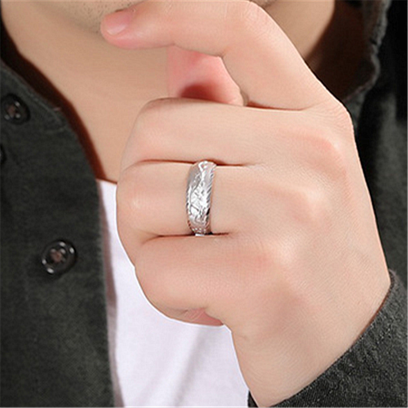 钻石之乡河南柘城河南人工钻石复古霸气龙纹戒指真空电镀戒指龙戒