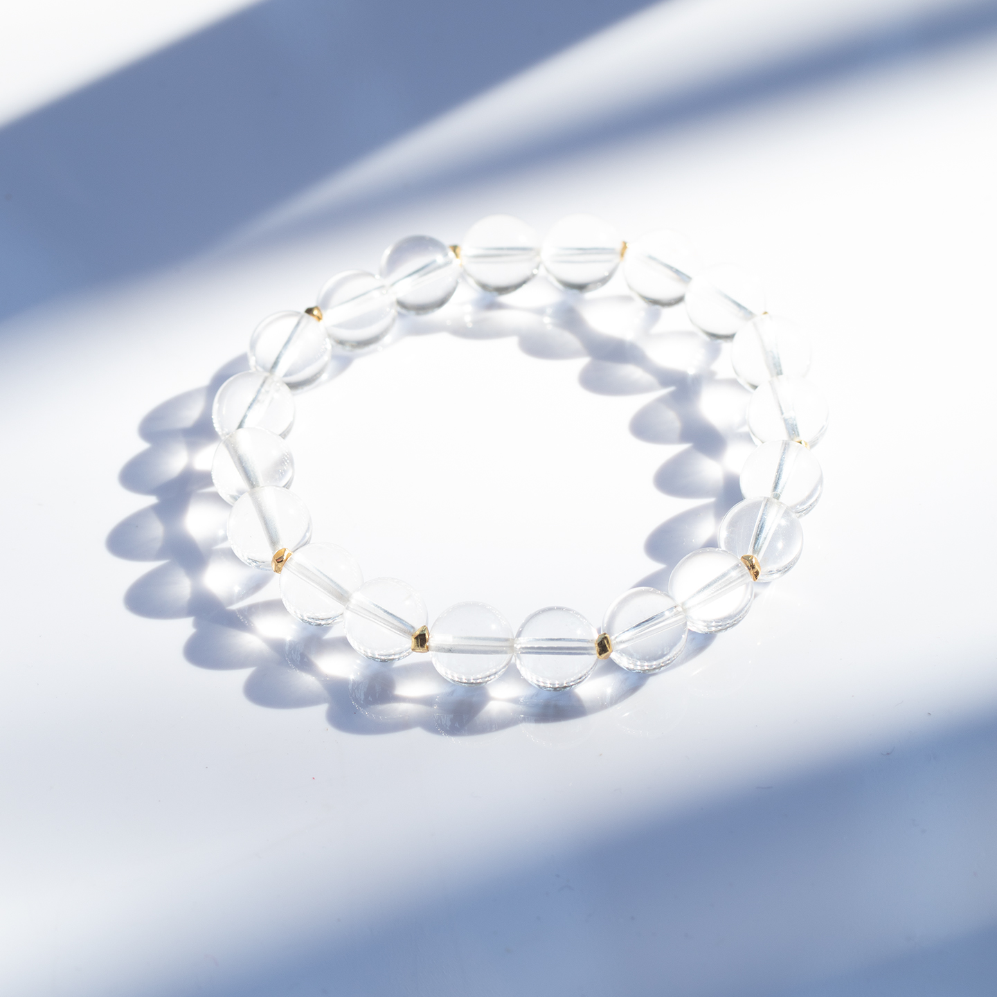 天然水晶手串白水晶手链