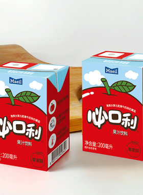 KKV正品Maeil每日必口利果汁饮料葡萄苹果味果蔬汁盒装饮料200ml