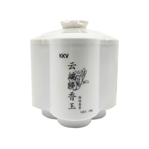 KKV时光花韵系列除味香膏清新空气室内卧室卫生间浴室车载衣鞋柜