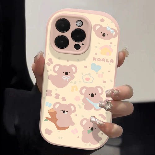 可爱考拉适用OPPOReno11pro手机壳opporeno9/8/7/6Pro软壳4se防摔findx7女a11可爱a93a36k12新款a2pro5G卡通