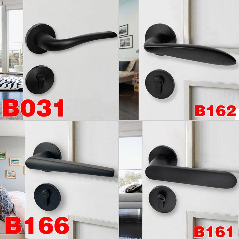 静音分体门锁卧室室内门锁房门锁房间门锁实木门把手磁吸执手锁具