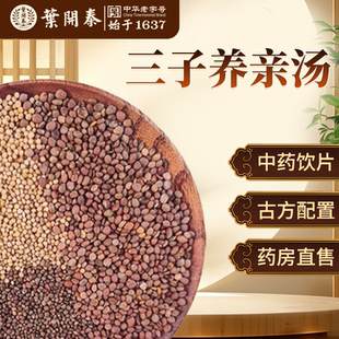 三子养亲汤中药饮片白芥子紫苏子莱菔子泡水喝孝亲汤化痰降气消食