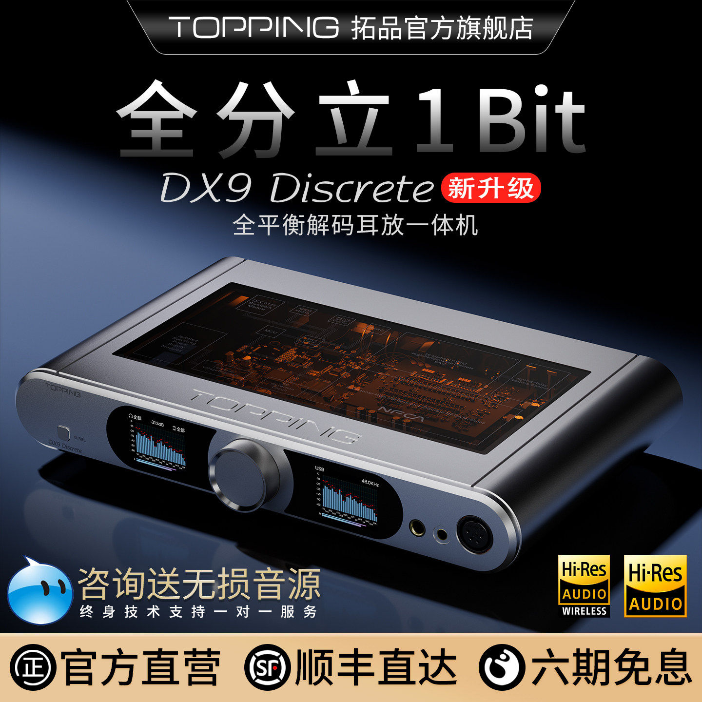 TOPPING拓品解码耳放一体机图片