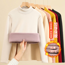 2025年新款打底衫女秋冬内搭加绒高级感加厚半高领冬季德绒保暖衣