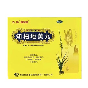 桐君阁 知柏地黄丸 6g*20袋/盒 阴虚火旺 潮热盗汗 口干咽痛