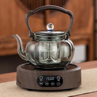 电陶炉煮茶器玻璃煮茶壶耐高温家用套装 2024新款 蒸茶壶烧水养生壶