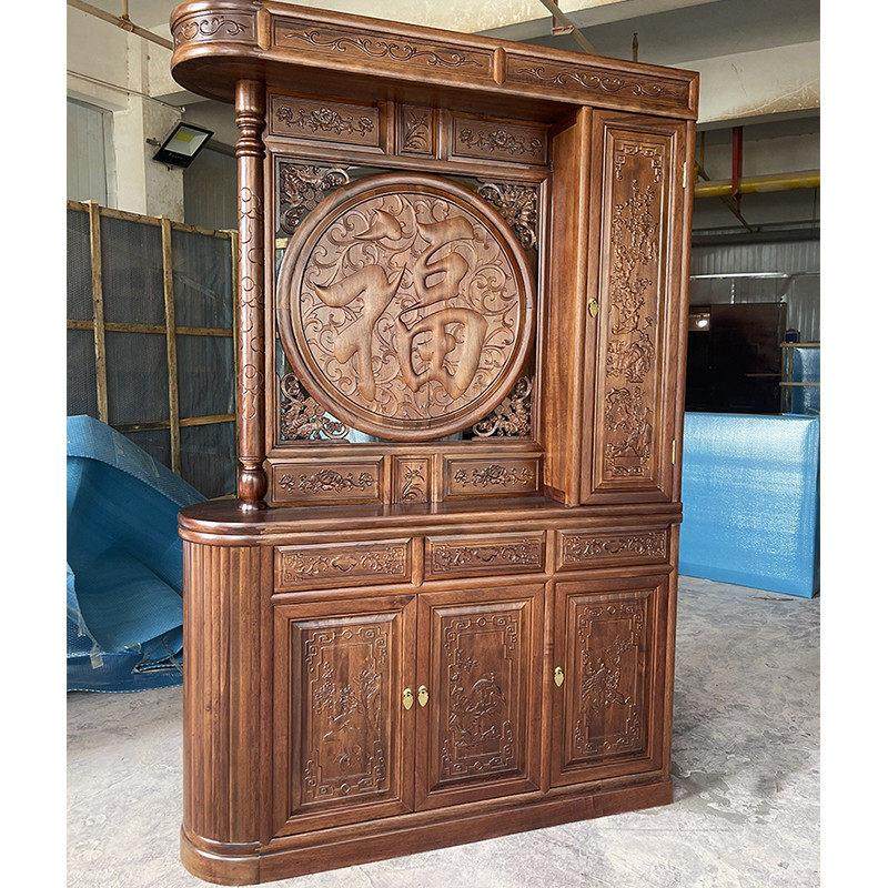 新中式实木玄关入户鞋柜金花梨木客厅屏风进门隔断间厅柜双面酒柜,住宅家具,门厅/玄关柜/玄关架,淘宝优惠券,粉丝福利购,淘宝优惠卷