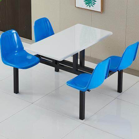 公司工厂食堂餐桌椅4人连体单位员工餐桌 学校学生餐厅餐桌椅组合,住宅家具,不锈钢/PVC餐桌,淘宝优惠券,粉丝福利购,淘宝优惠卷