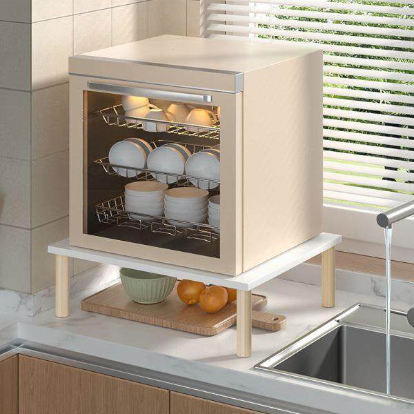 厨房洗碗机专用加高置物架台式底座增高收纳架不锈钢碗碟收纳整理