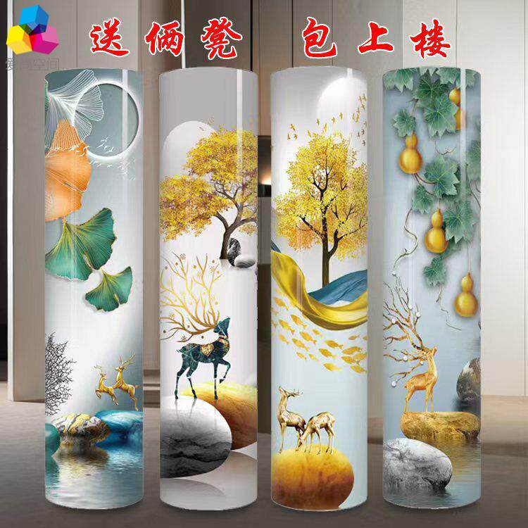 360度旋转鞋柜 圆形创意转角玄关圆柱鞋架多功能收纳柜门厅柜