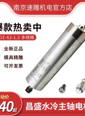 62直径昌盛主轴电机36000/60000转高速精雕模具电主轴GDZ-62-1.2