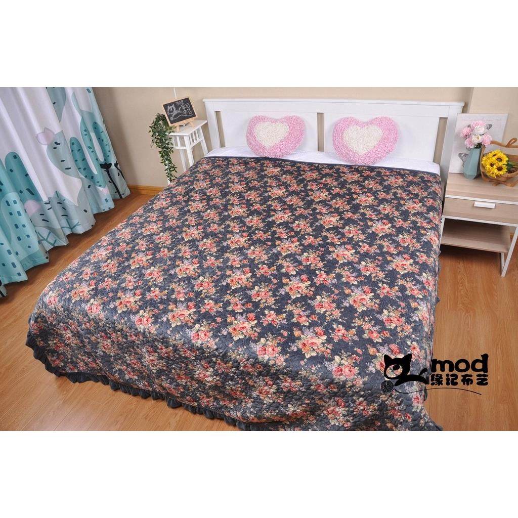 韩国短毛绒床盖绒垫云丝绒毯子绗缝毛绒床垫双人冬季暖毯舒服防滑,床上用品,床盖,淘宝优惠券,粉丝福利购,淘宝优惠卷