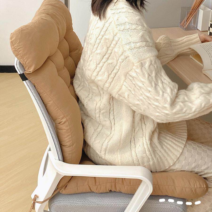 椅子坐垫靠背一体护腰学生宿舍夏季加厚屁垫办公室屁股垫四季通用