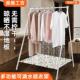 底部可滴水晾衣架落地可折叠室内外晒衣架阳台挂衣架衣服晾衣杆
